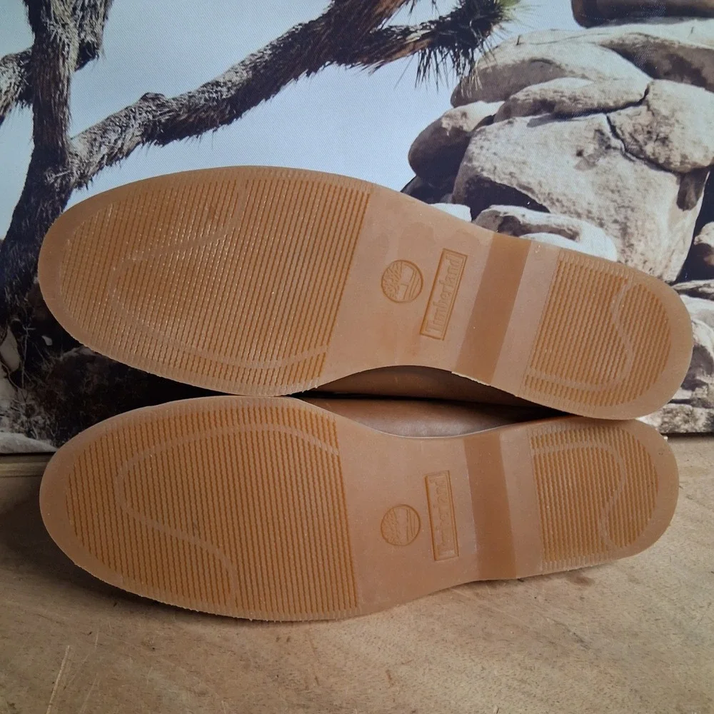 Timberland Classic 2-Eye Boat Shoes Mens 14 Brown Leather Deck Moccasins 25077
